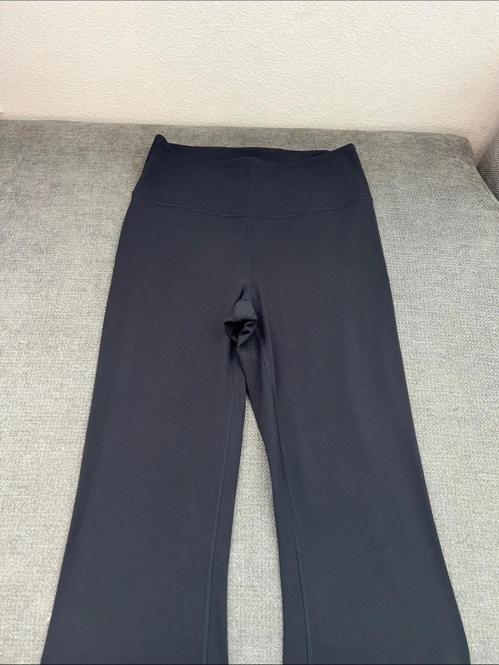 lululemon athletica Black High-Rise Flared Track Pants